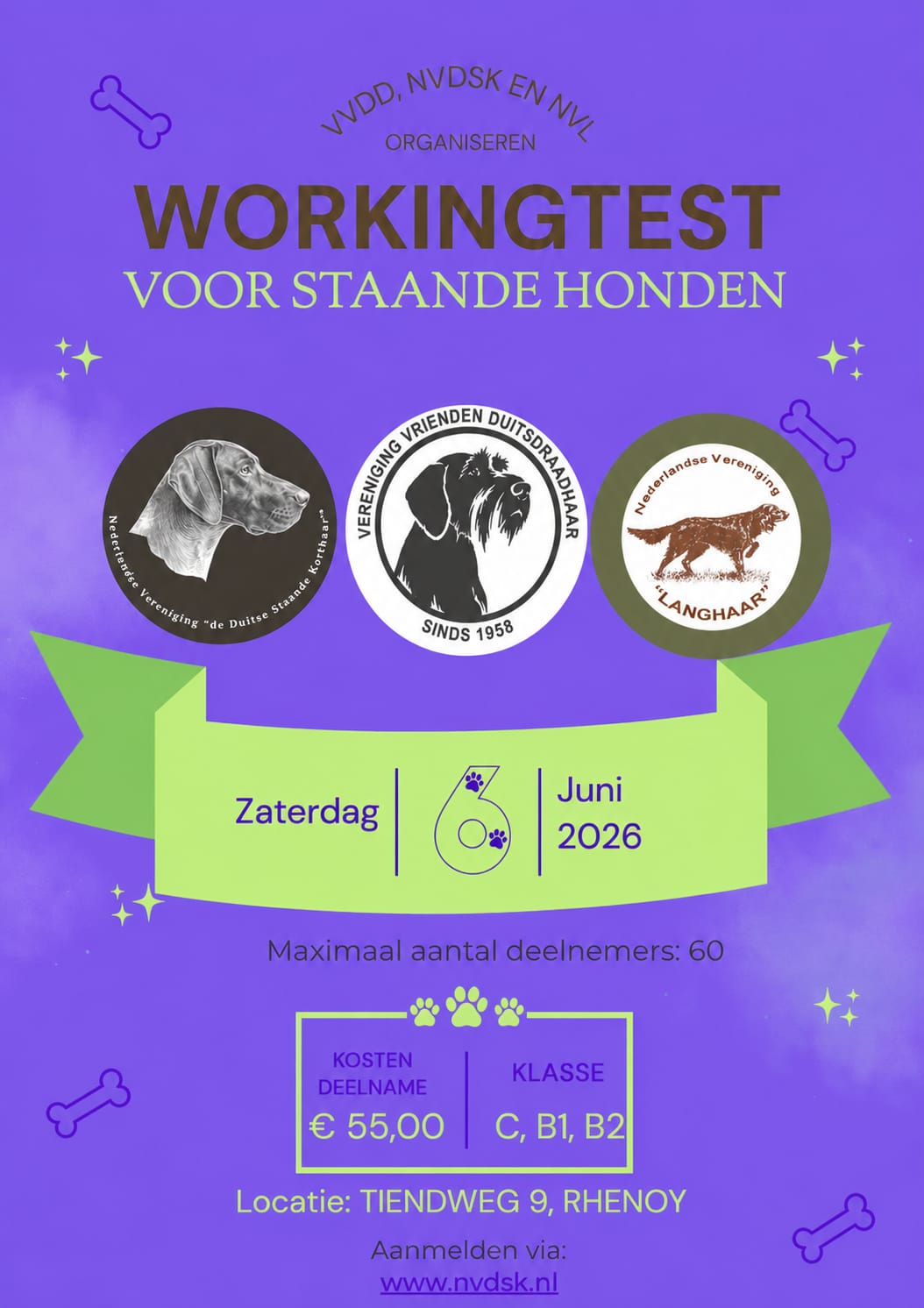Workingtest voor Staande Honden